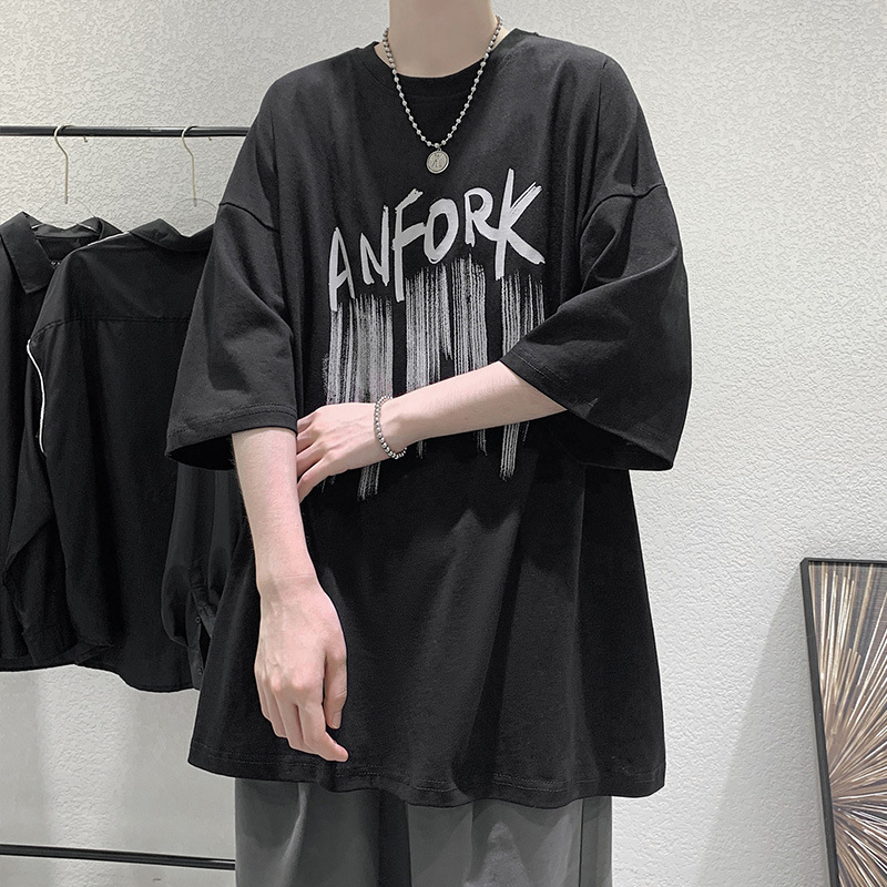T88 Men's Fashion Loose Print T-shirt