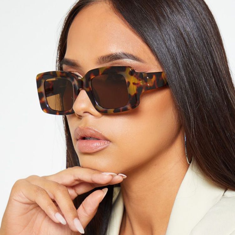 1854 Women's New Fashion Square Frame Sunglasses UV Blocking Sunglasses