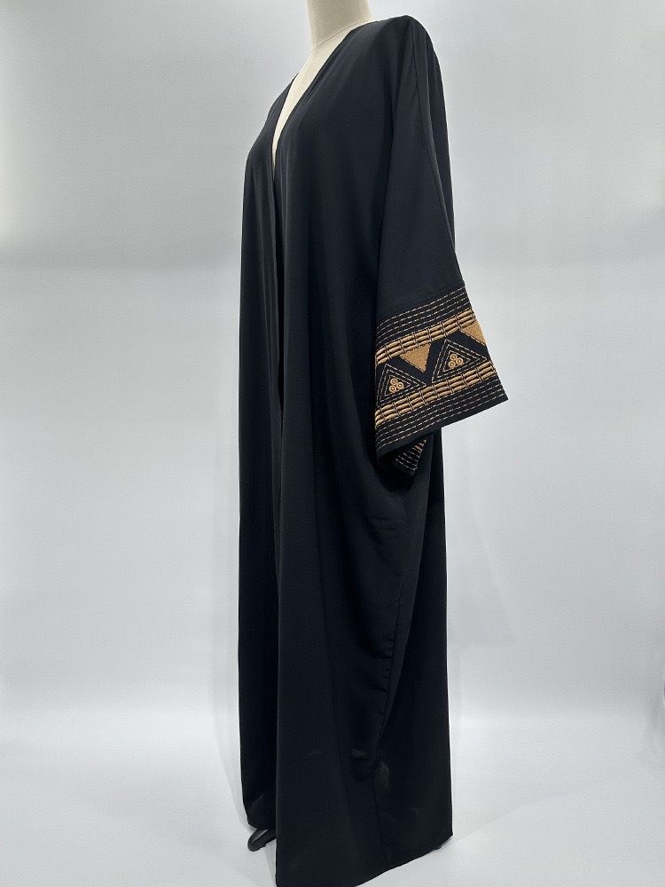 Embroidered Robe Fashion Outerwear Abaya Robe