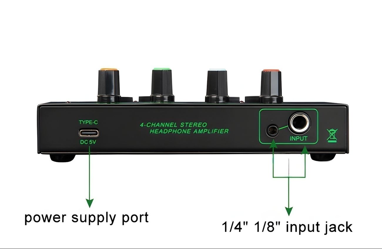 Headphone Amplifier 4-channel 6-channel monitor headphone amplifier mini audio professional