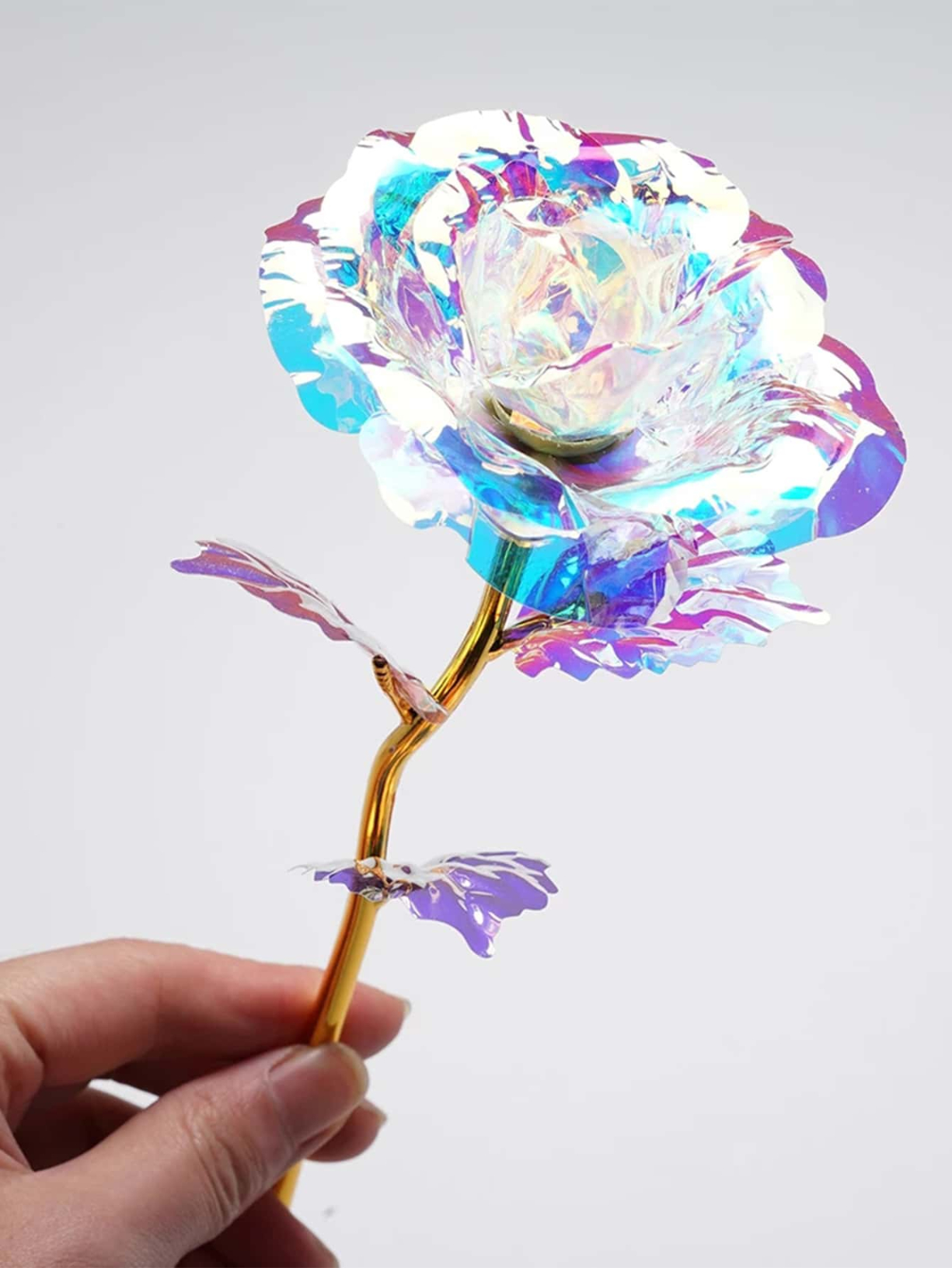 24K Golden Rose, Artificial Rose Flower Gifts for Her with Luxury Gift Box Great Gift Idea for Valentine's Day, Mother's Day, Birthday, Anniversary