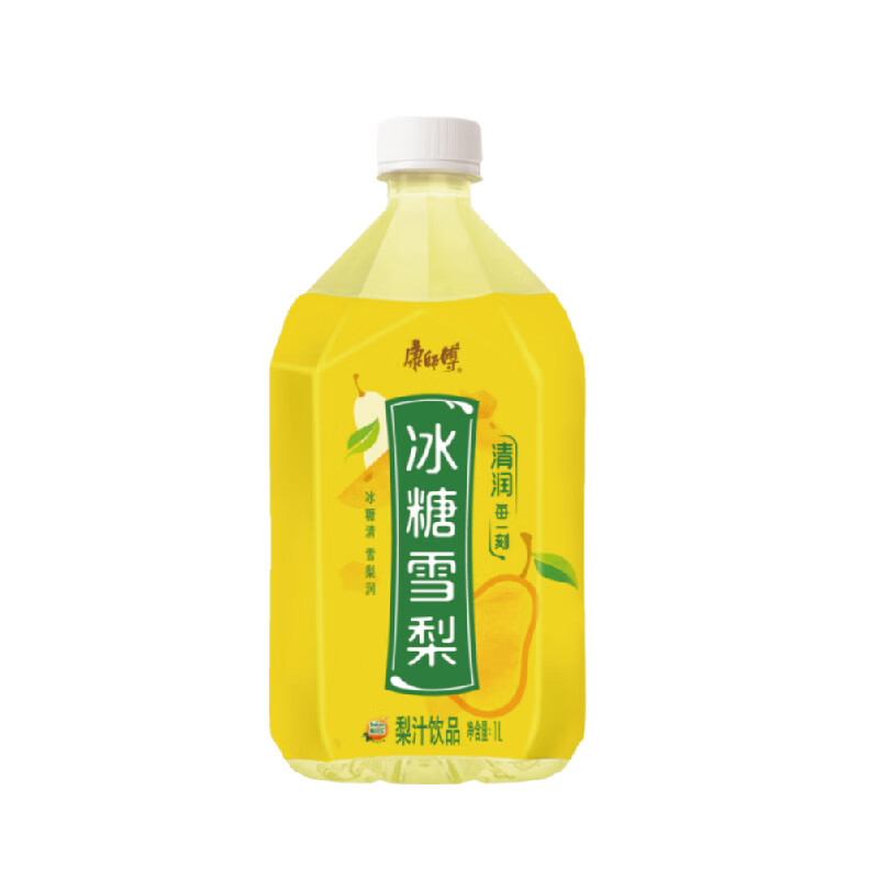 Master Kong Beverage fruit juice Fresh rock sugar snow pear 500ml or 1L