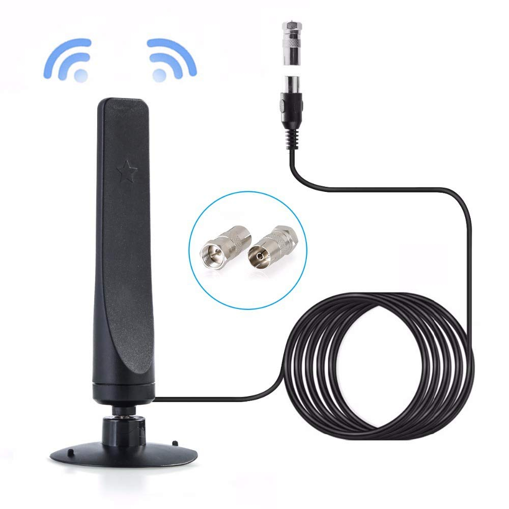 XHY-TV Indoor HD TV Antenna High Gain HD Amplified Digital Receiver Antenna Easy to Install Suitable for DVB-T2 Home TV/Car TV