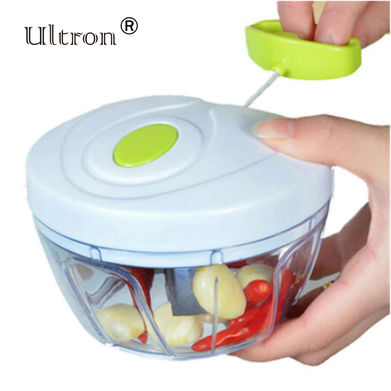 Ultron Multifunctional New High Speed Design Vegetable and Fruit Mincer Manual Meat Mincer Chopped Garlic Mincer