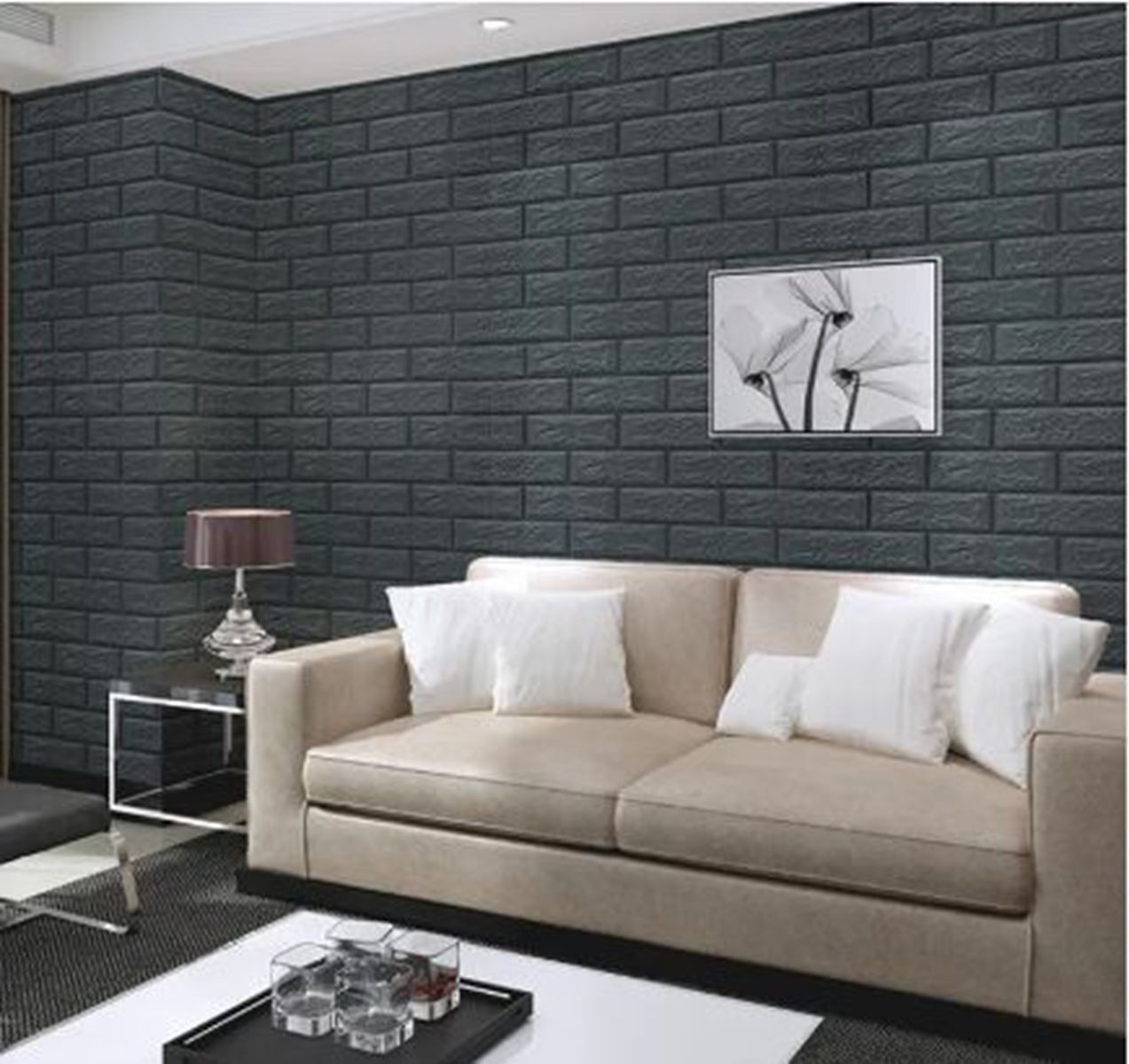 【Multi pcs】Soundproof Peel and Stick Wall Covering 3D Home Wallpaper Interior Decoration Design, Can Also Be Used in Kitchen