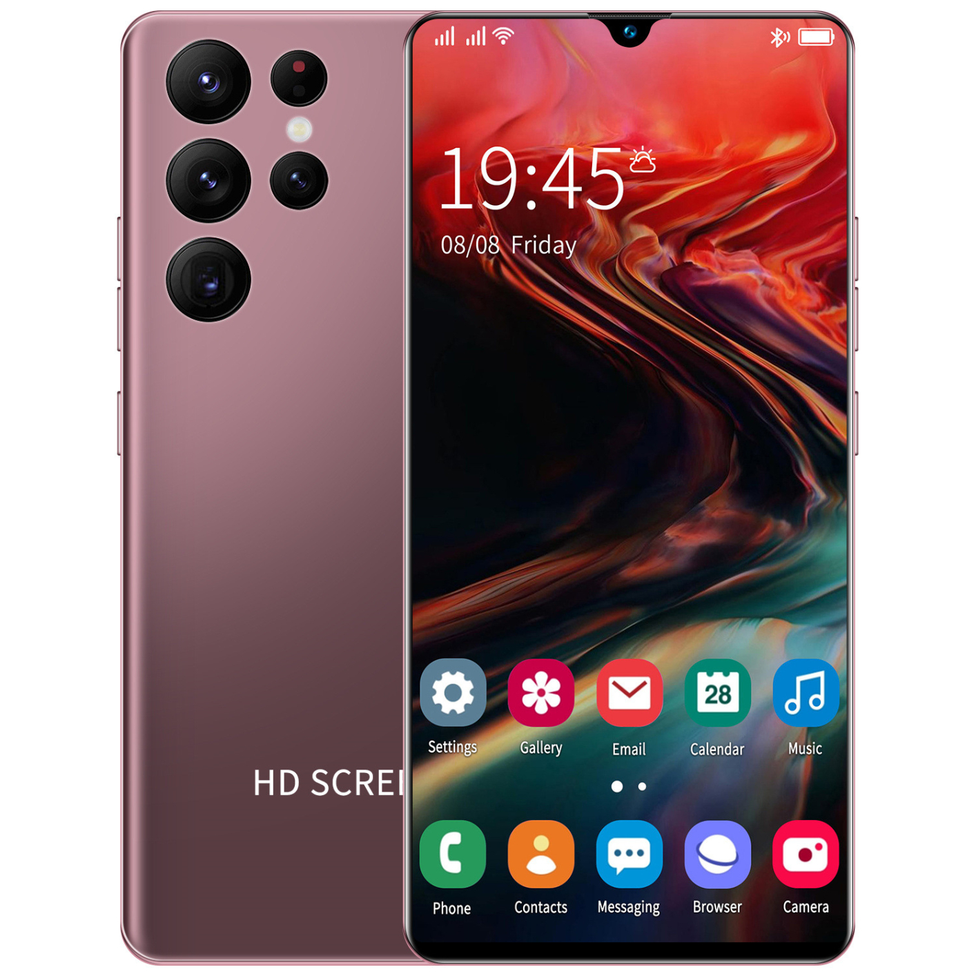 2022 Global Version S22+ Ultra Smartphone 7.3 Inch 16GB+512GB Cellphones 6800mAh 48MP Carema 4G 5G Network Unlocked Mobile Phones UK Plug