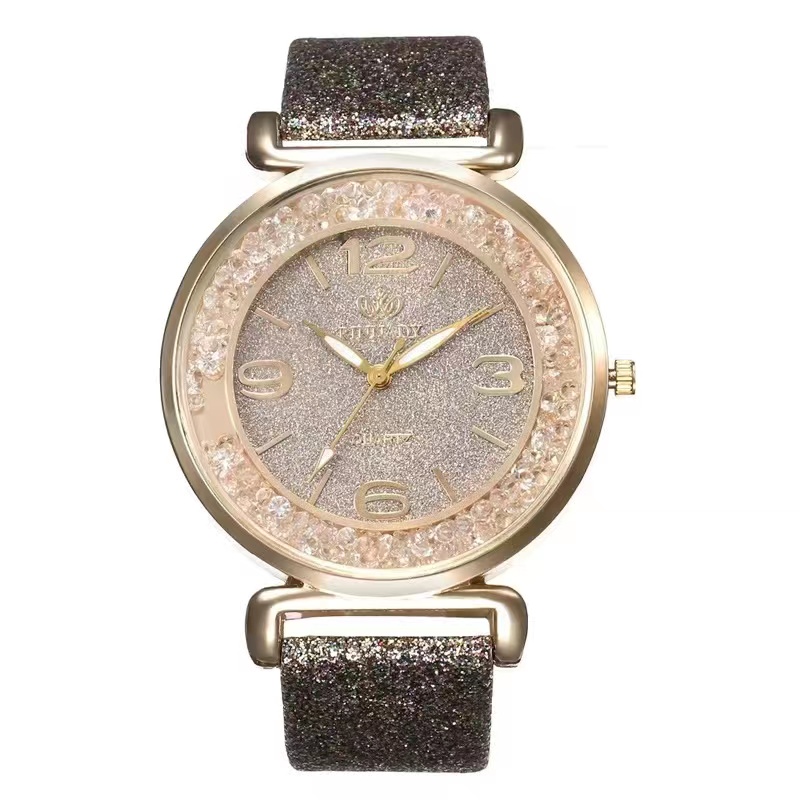 Wish the new ms rhinestone quicksand digital watch fashion lady quartz watch women wrist watch