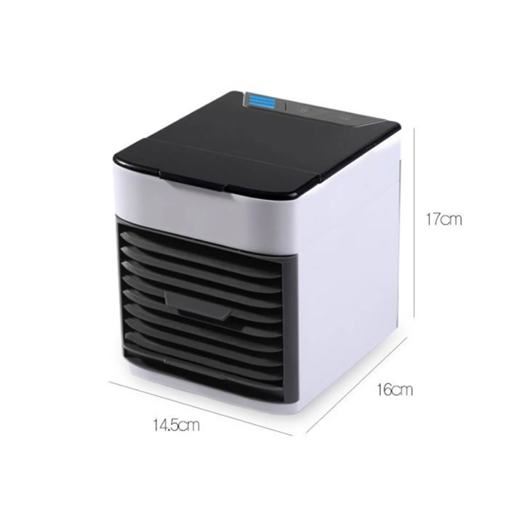 CRELVCOE Portable Air Conditioning USB Space Air Cooler Fan Room Desktops Cooling 7 Color Mini Air Conditioner Humidifier