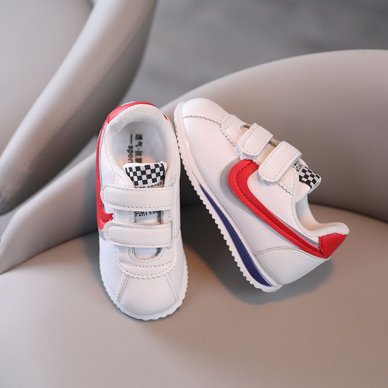 2024 new soft-soled children's small white shoes baby sports shoes Forrest Gump shoes female treasure baby shoes leisure running shoes XBT-229