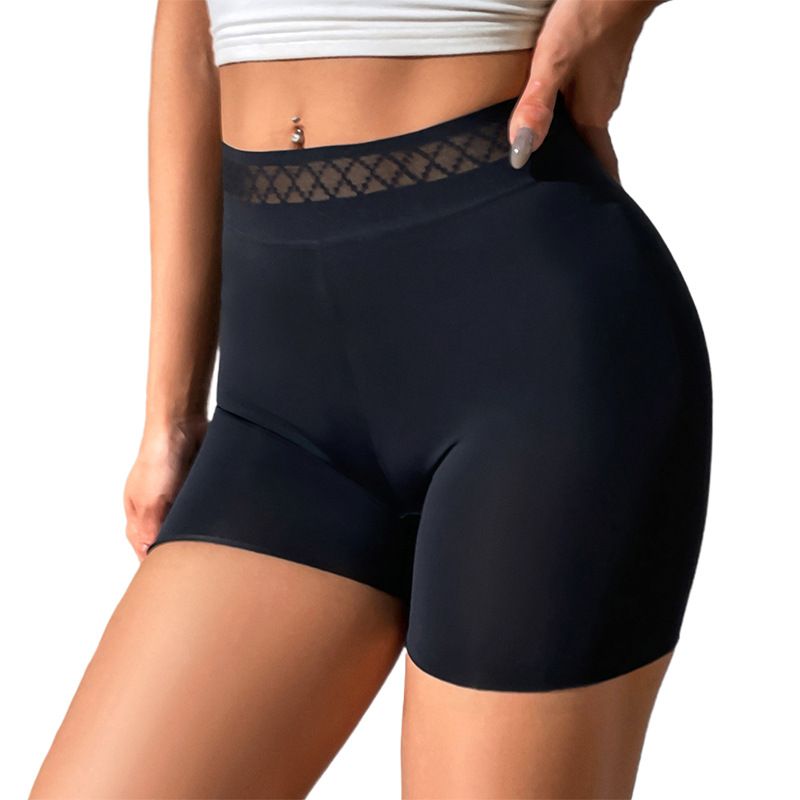 Europe and the United States new solid color hip lift belly pants corset body body tight waist plastic waist pants boxers CX001