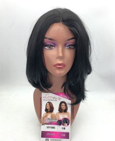 Noble's Straight Hair Wig - LACE U&P AMANDA Super Natural Hand-tied Lace Parting