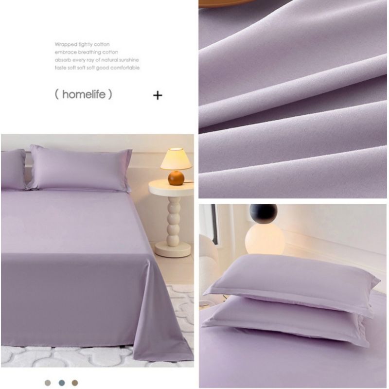 120*230cm ,150*230cm,180*230cm,220*230cm,230*250cm,Bed Sheet pillowcase Aloe vera cotton, washed cotton, bed sheets, plain brushed wool CRRSHOP 48*74cm pillow case free shipping