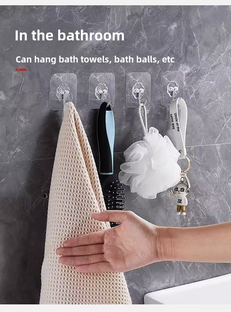 12 Pack Thickened and Strong traceless storage Hooks