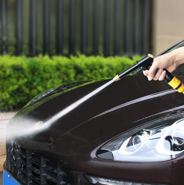 Tool Daily Deluxe Pressure Washer Gun, with Replacement Wand Extension, 3 Nozzle Tips 5M Yellow Tube