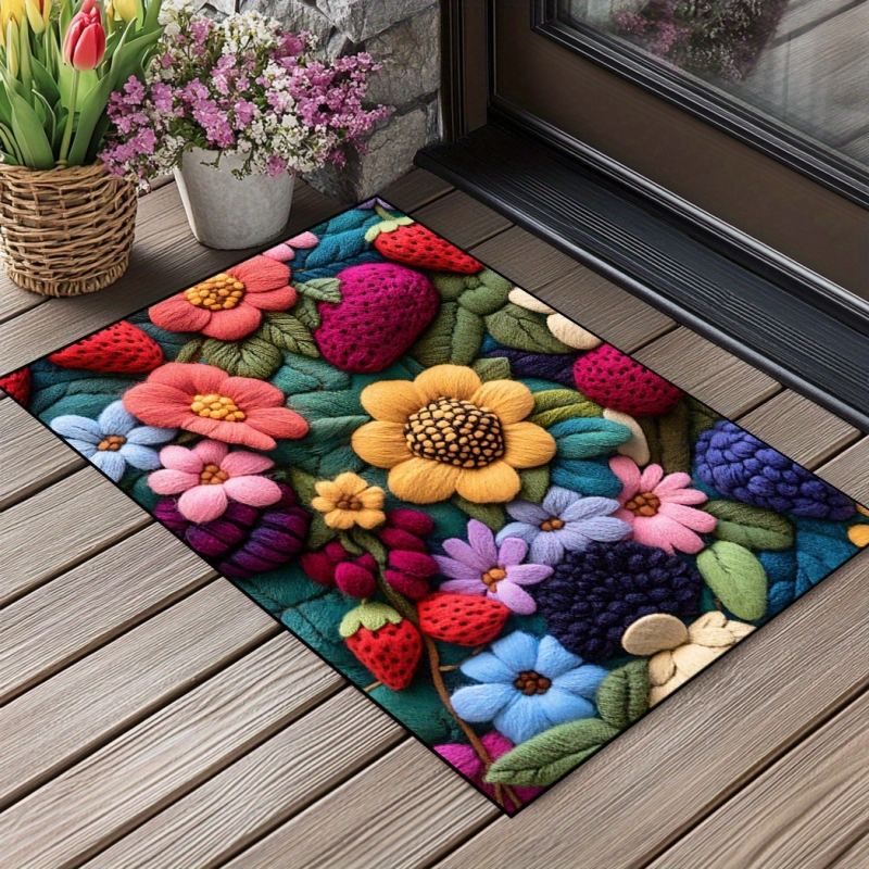 Crystal velvet floor mat wear-resisting manageability carpet free shipping
