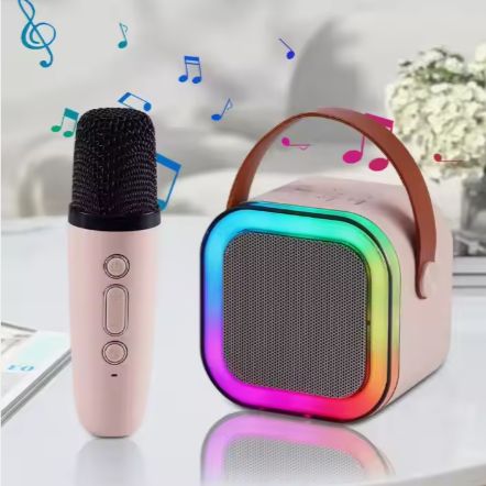 K12 Children's Toy Speaker Mini Portable Outdoor KTV Family Party BT Karaoke Player with Microphone Wireless Speaker