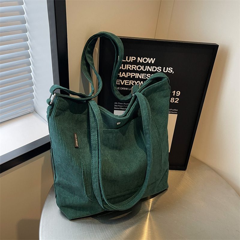 YJX-2345 Women's Autumn New Casual Simple Shoulder Bag Buckle Solid Color Shoulder Bag