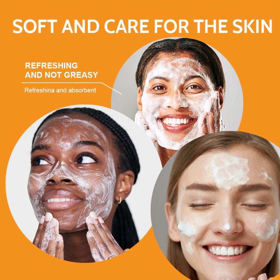 Turmeric facial cleanser oil control cleansing moisturizing brightening fading acne marks exfoliating skin tone cleansing mousse turmeric soap skin care set