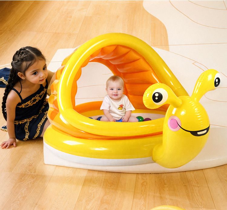 Children's ocean ball pool inflatable castle baby swimming pool fence indoor wave pool home baby toy sharksnails