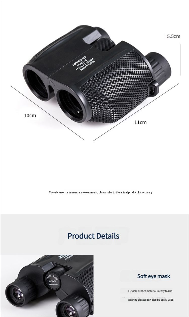 20x50 High Power Binoculars for Adults, Military Compact HD Professional/Daily Waterproof Binoculars Telescope for Bird Watching Travel Hunting Football Games Stargazing with Carrying Case and Strap