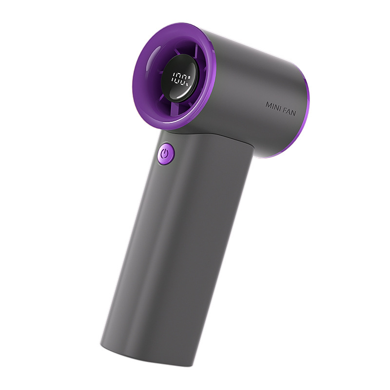 Fan small wind cannon high-speed handheld fan USB charging 100-speed turbine high wind power mini and convenient