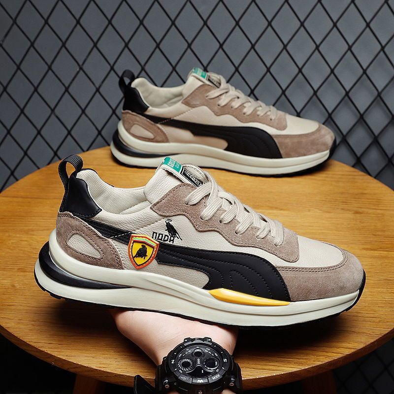 2024 new men's shoes autumn Forrest Gump fashion shoes sports leisure Dad shoes travel shoes Korean version of the fashion play sports shoes 6011