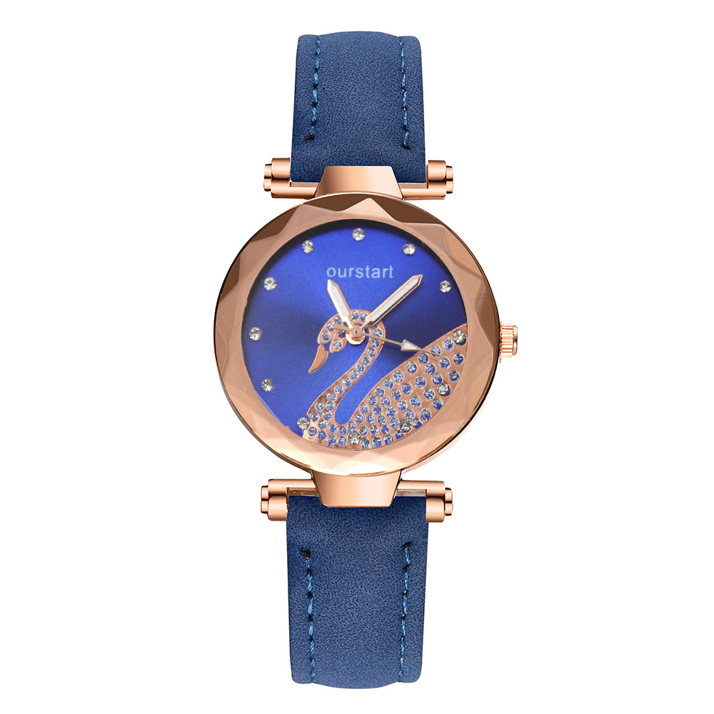 PD530-J Women's Watches for Ladies Suede Frosted Leather Band Casual Dress Quartz Analog Wrist Watch
