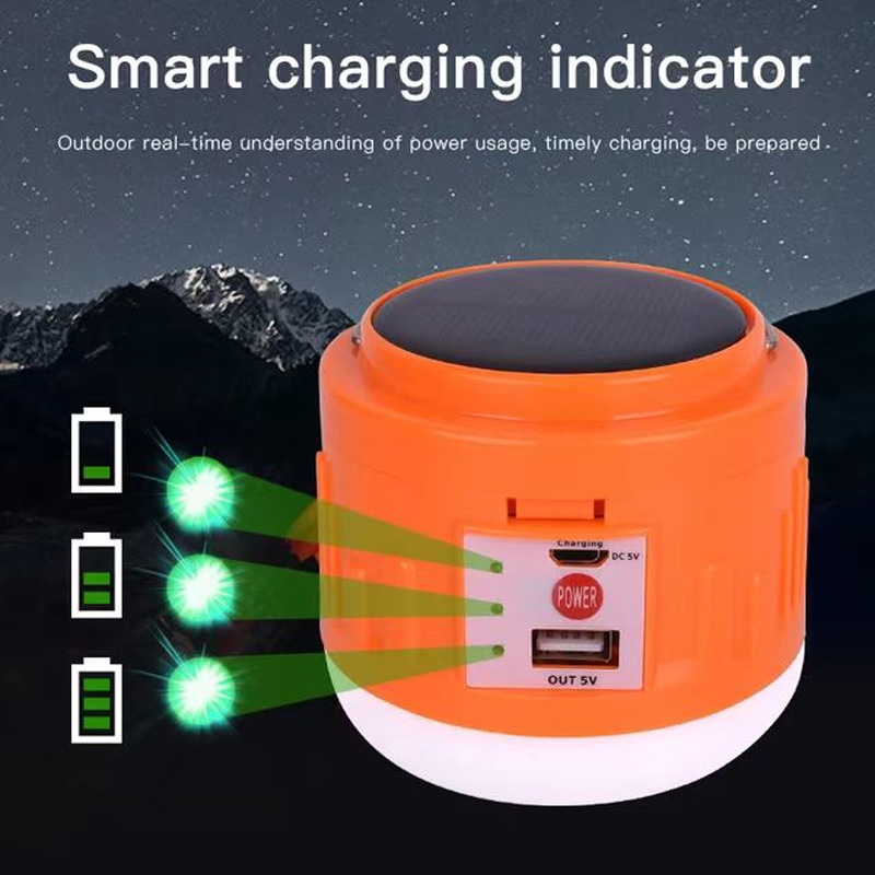Glory lights LED solar RGB bluetooth audio camping lights USB rechargeable emergency lights outdoor camping multi-color horse lights
