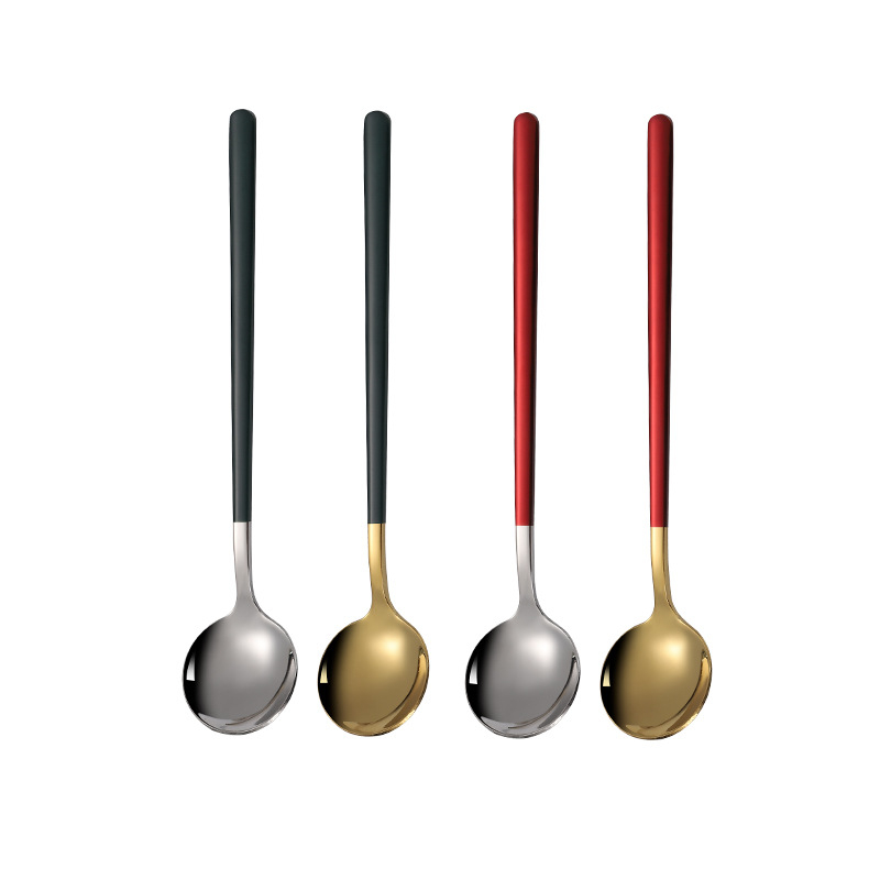 1 Piece Stainless Steel Espresso Spoons Set  Coffee Spoons Mini Teaspoons Set Lightweight Small Round Spoons Set for Coffee, Tea, Ice Cream, Dessert, Cake, Dishwasher Safe, Eco Friendly
