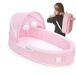 Comfy Baby Travel Bassinet - Pink