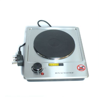 Royal Master Single Electric Stove Hot Plate - Silver