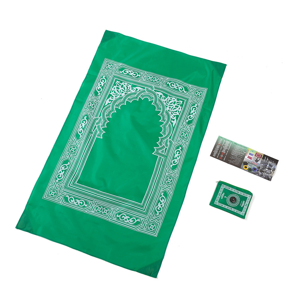 Muslim prayer blanket CRRshop free shipping hot sale Eid al Fitr Worship blanket Carpet+bag 2-piece set 