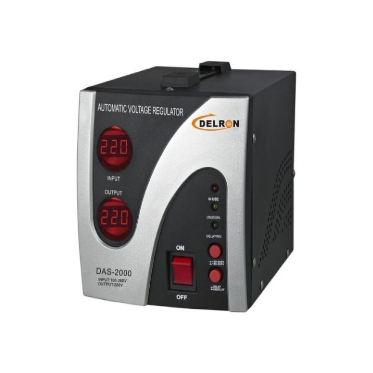 Delron DAS-2000W Digital Display Automatic Voltage Regulator/Stabilizers - 2000VA