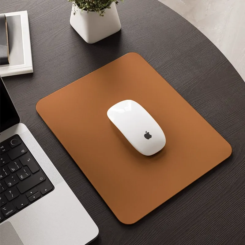 PU Leather Mouse Pad Large Desk Mat, Waterproof Desktop Protector Pad for Office Dorm Laptop Keyboard Computer Daily Use
