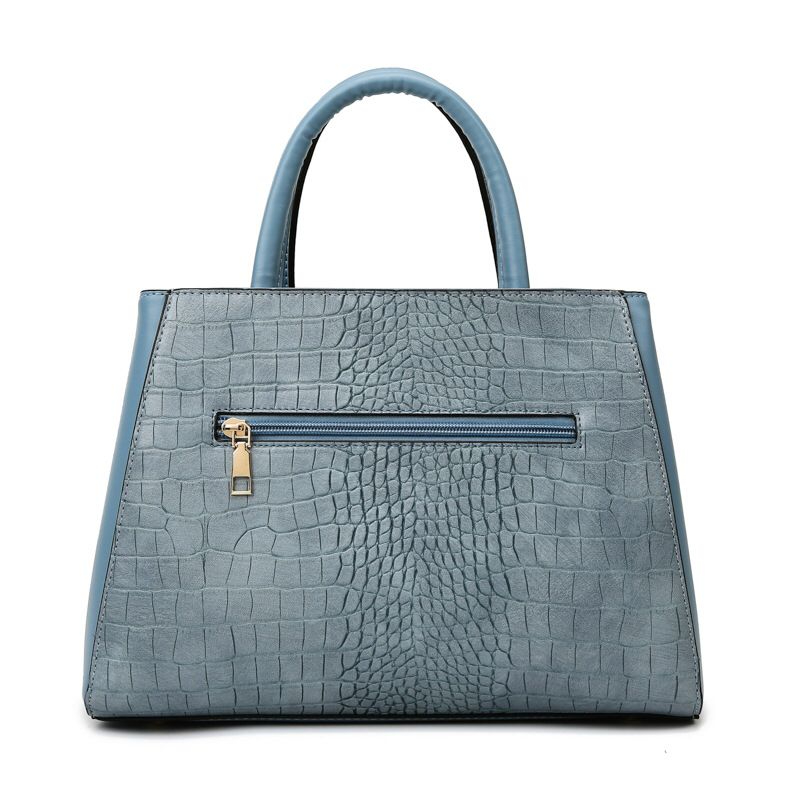 CLella Women's Bag Stone Pattern Splicing Handbag Three-piece Set Mother Bag European and American Shoulder Bag