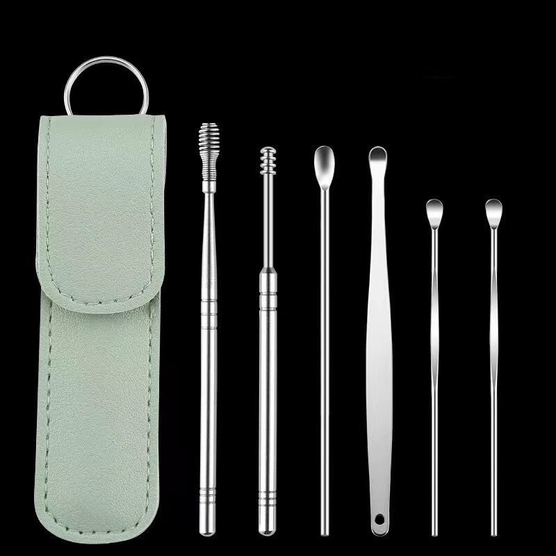 Earpick Ear digging Spoon Dear Deep Clear 6 different shape can metting different needs 