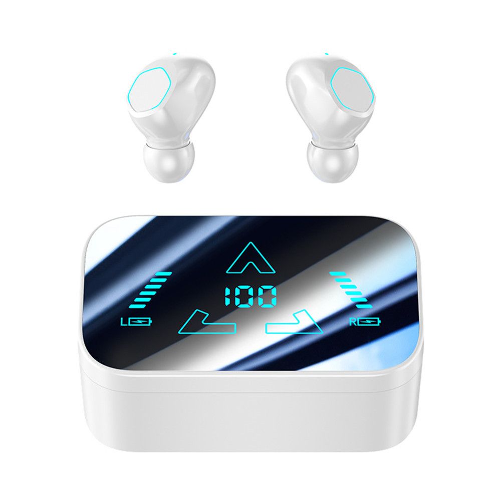 Bluetooth Earphone Wireless Bluetooth Earpods Earphone Business New Bluetooth Earphones Long Endurance High Battery In Ear Digital Display Screen Rechargeable Earphones