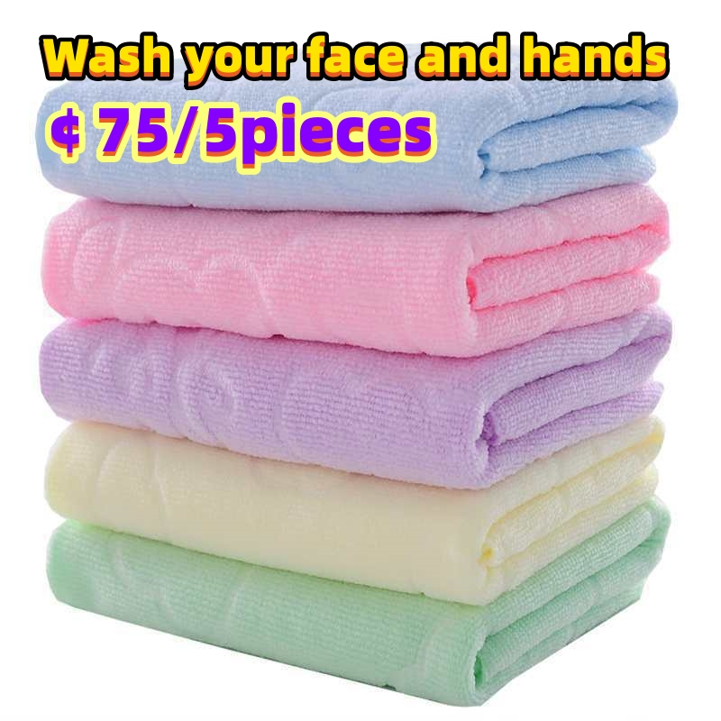 Purple pink green blue yellow small square scarf CRRshop free shipping hot sale Colorful Small Square Towel Baby Wash Face Wipe Hand Towel Gift Kitchen Cleaning Soft Fine Fiber Absorbent Towel home bed bath towel size 25*25 cm 