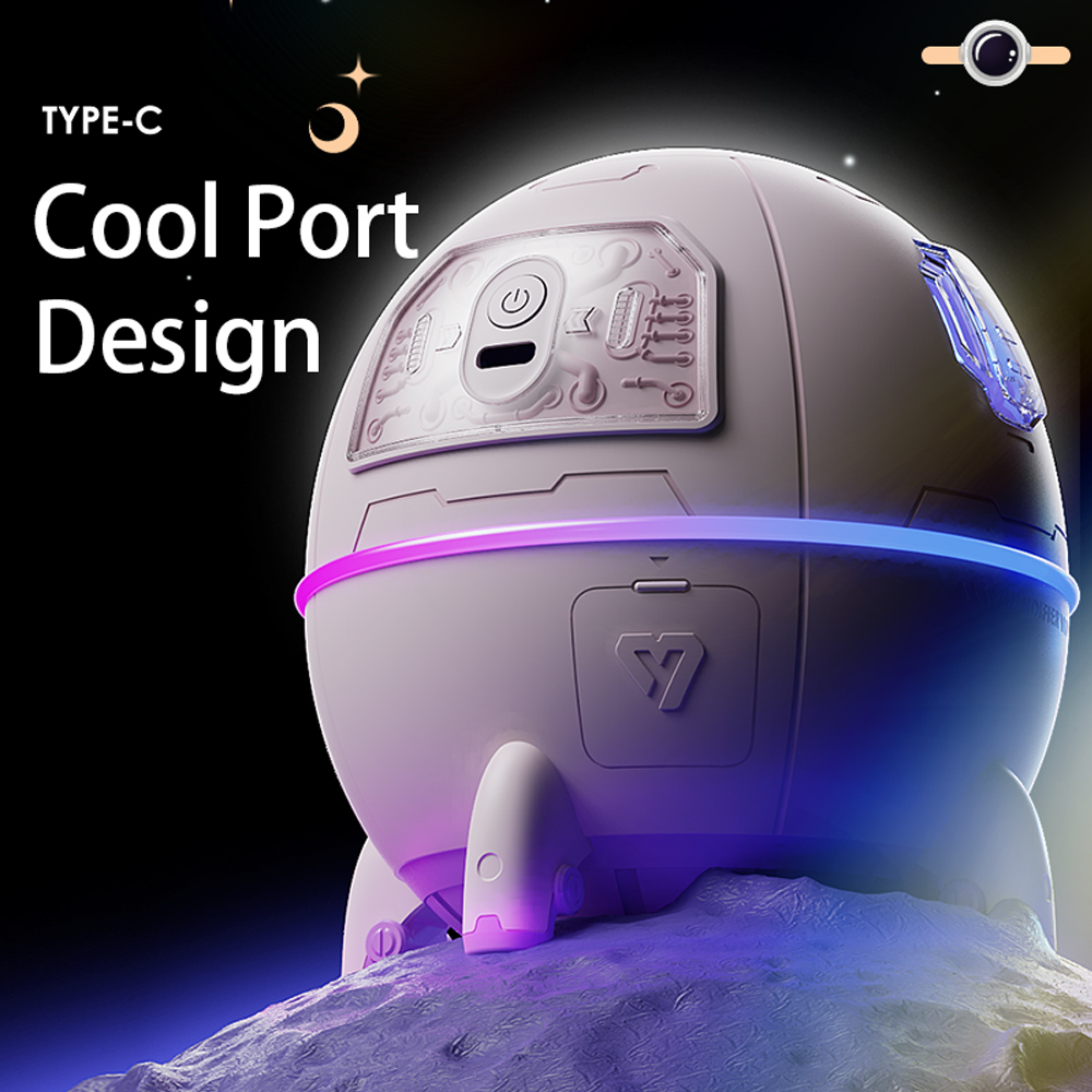 MJ046 New Astronaut Air Humidifier 220ml Electric Ultrasonic Aroma Essential Oil Diffuser Colorful LED Light USB Mist Sprayer Gifts