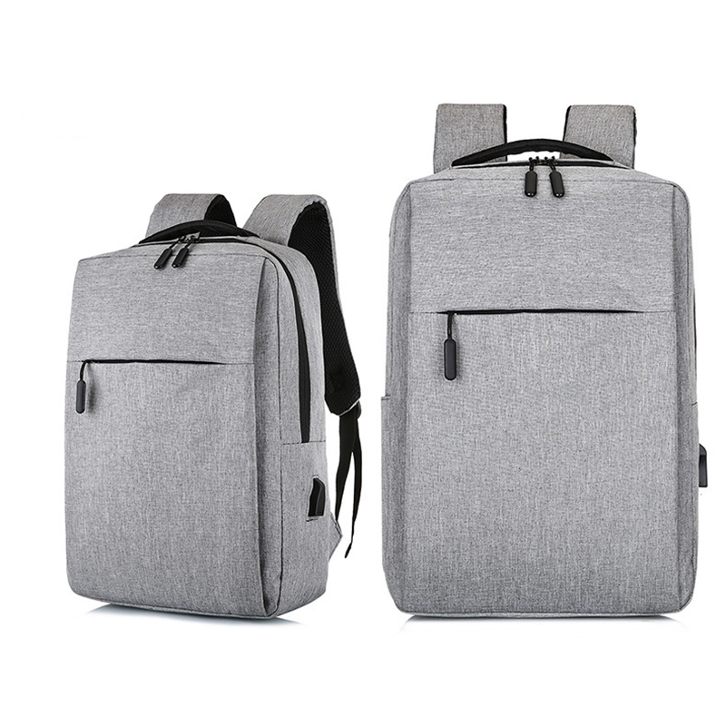 USB Charging Socket15-Inch Mens Bags Business Laptop Canvas Backpack Waterproof Travelling bag Schoolbags
