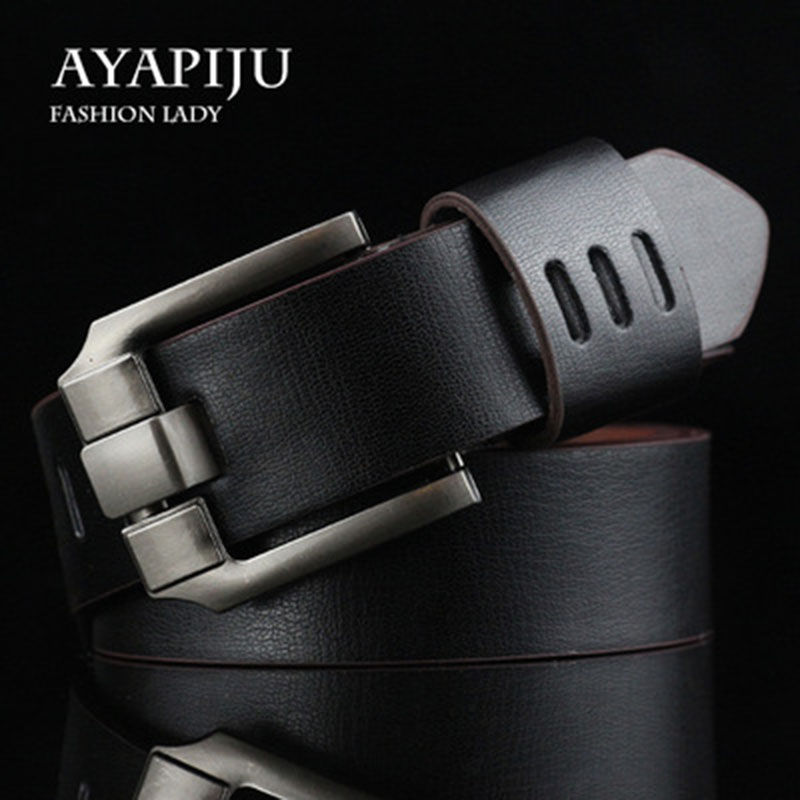 Men's New Fashion Casual Retro Belt, Pin Buckle Belt