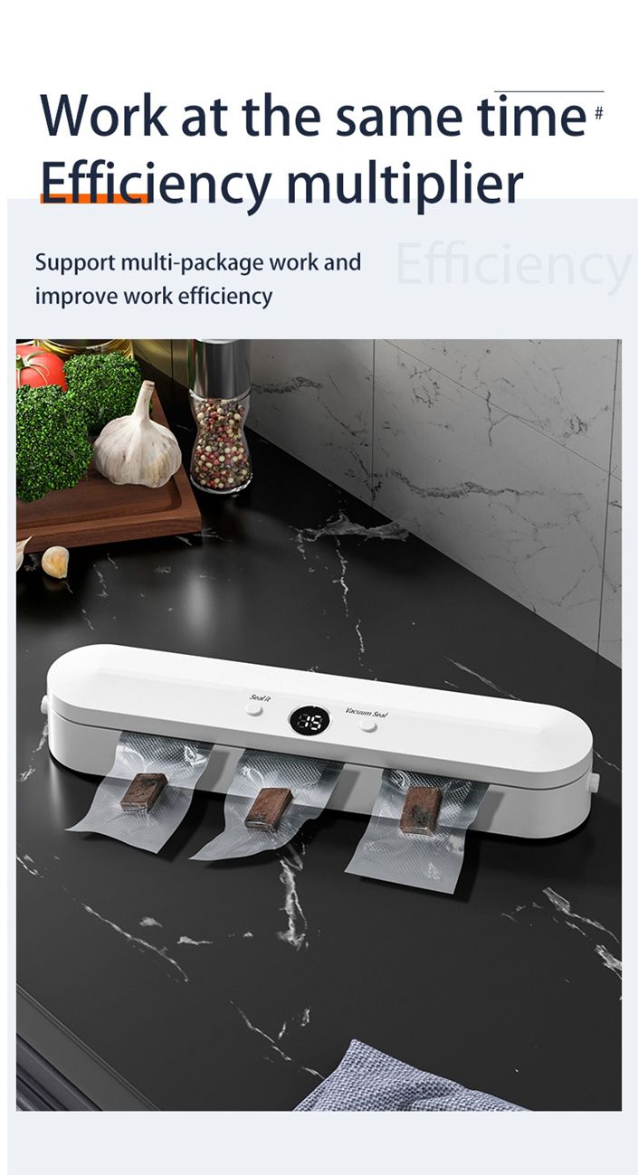 Vacuum machine small vacuum sealer snack food packaging machine automatic sealing bag household plastic seal preservation