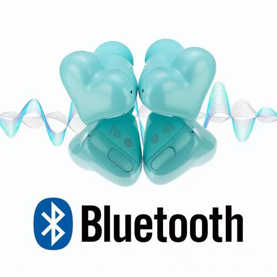 Heartbuds Heart-shaped Headphones Heart Girl In-ear Wireless Bluetooth Noise-cancelling Headphones Bluetooth Headset Earphones
