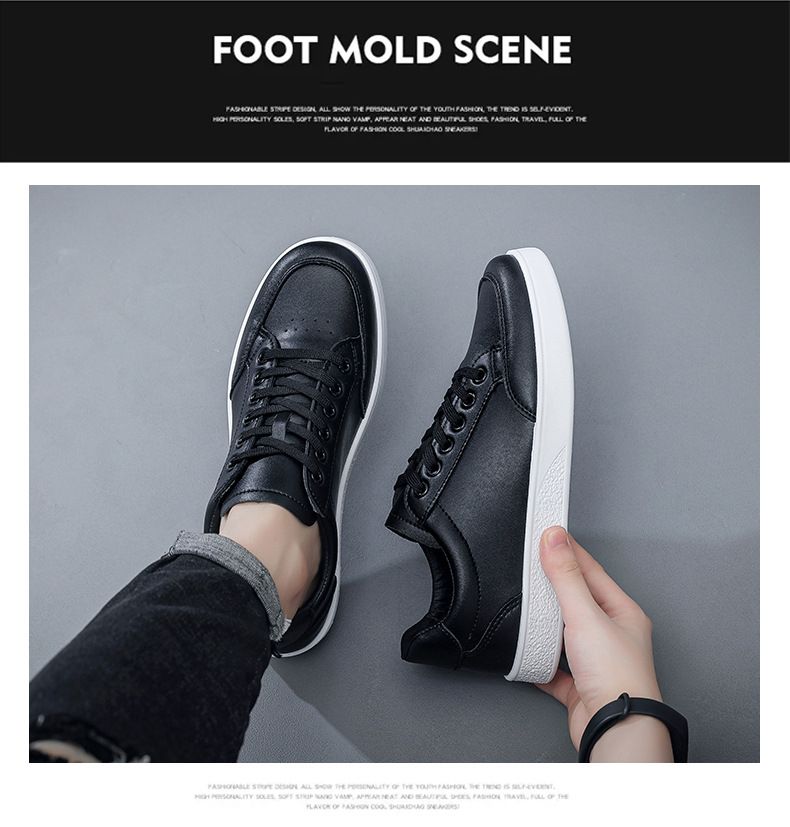 2024 autumn new men's shoes street board shoes Male Korean version student men's small white shoes Fashion casual shoes Fashion shoes G138