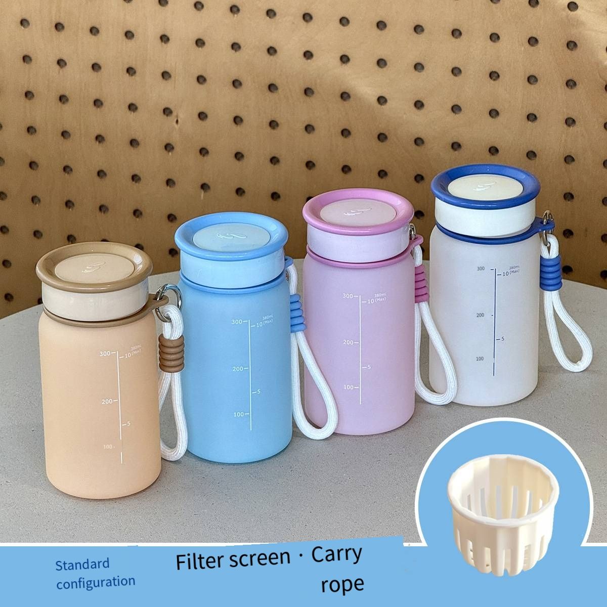  2026 New FCM Certified Milk Style Water Bottle, features elegant milk tone and premium frosted matte finish for luxury and gentle texture. Adopts safe food-grade material, BPA-free and healthy for daily drinking
