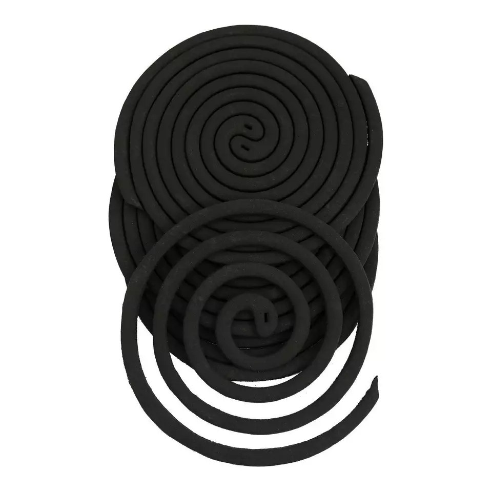 BHC Mosquito Repellent Coils with Harmless Micro-smoke Incense for Home,Camping,Outdoor;Outdoor Use(10 coils and 1 Coil Stand/Pack)