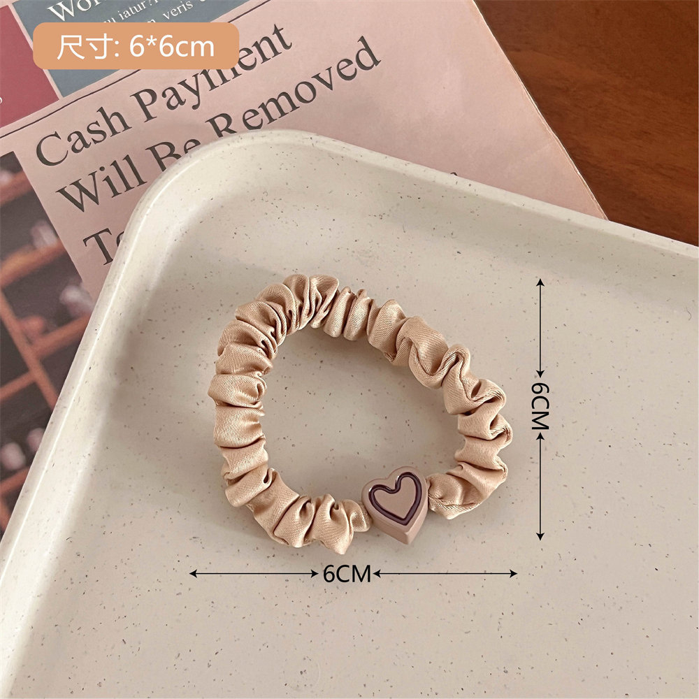 FQ1231 Women's Vintage Love Heart High Stretch Hairband Hair Accessories