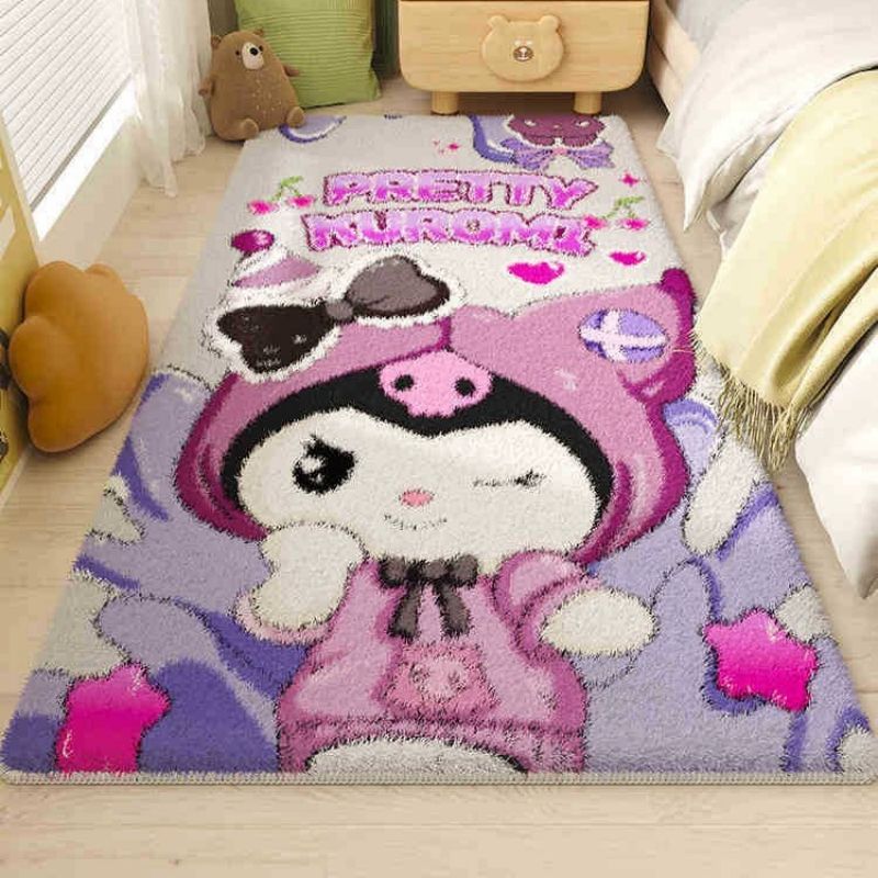 40*120cm,50*120cm,60*160cm,80*180cm,80*200cm Cartoon bedroom bedside carpet, dirt resistant carpet CRRSHOP Children's room carpet, bedroom thick plush pad free shipping mat