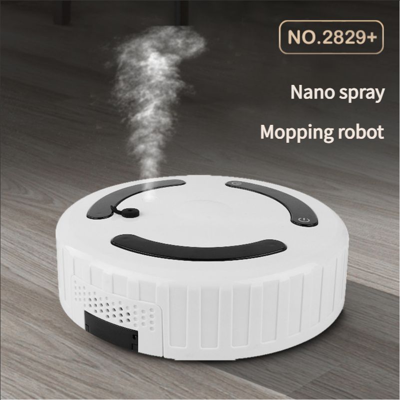 New intelligent fully automatic sweeping robot, silent household three-in-one vacuuming, mopping, spraying and mopping
USB charging