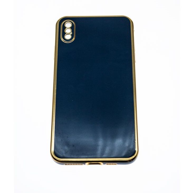 Glossy Gold Metal Lines Design Ultra Thin Elegant iPhone Mobile Case Cover